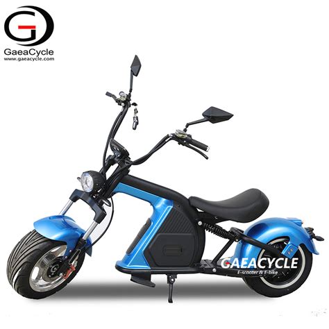 Eec Coc Electric Fat Tire Scooter 2000w With Removable Battery Long