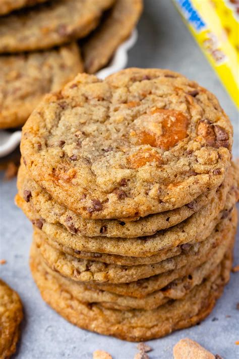 Butterfinger Cookies - Crazy for Crust