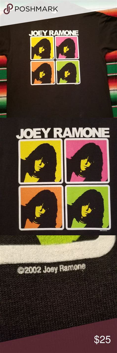 Vintage Joey Ramone T Shirt Shirts T Shirt Joey Ramone