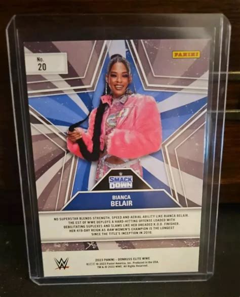 Panini Donruss Elite Wwe Star Status Vert Bianca Belair Eur