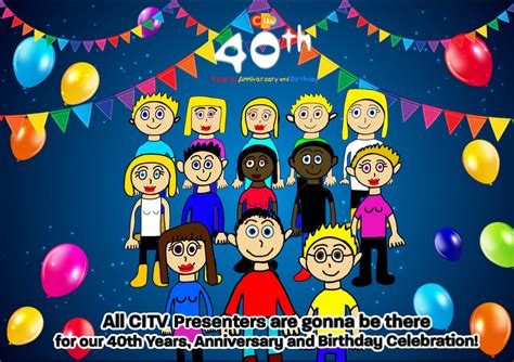 CITV Presenters are on the CITVs 40th Years V1 by MarkPipi on DeviantArt