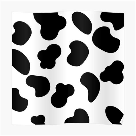 Aesthetic Cowprint Wall Art Redbubble