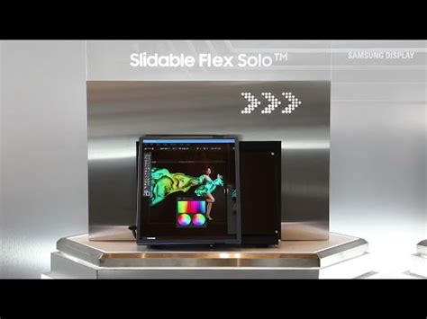 Samsung Slidable Flex Solo Display Was Unveiled At Ces By Samsung