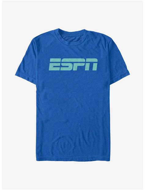 Espn Logo T Shirt Blue Hot Topic