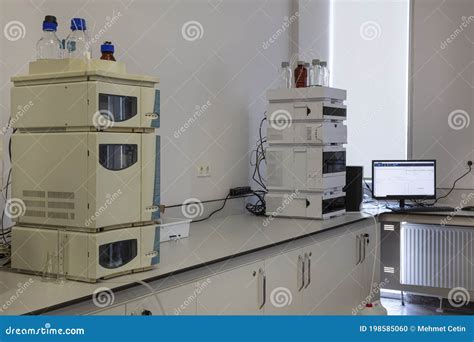 Cromatograf A L Quida De Alto Rendimiento Hplc Muestra La Aplicaci N