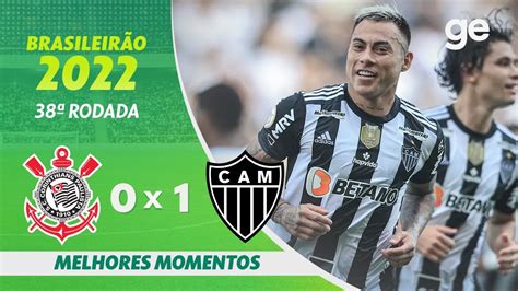 CORINTHIANS 0 X 1 ATLÉTICO MG MELHORES MOMENTOS 38ª RODADA