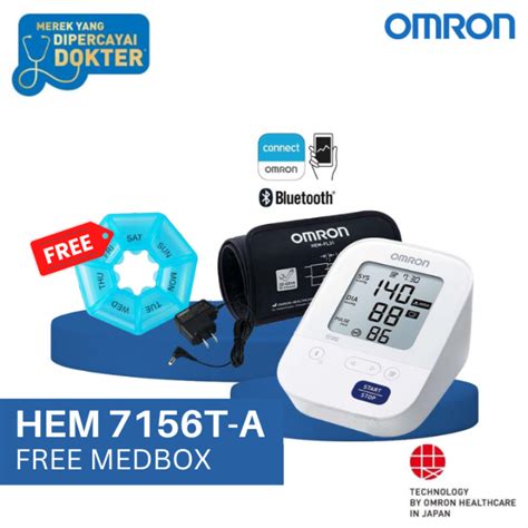 Omron Hem T A Tensimeter Digital Connect Bluetooth Lazada Indonesia