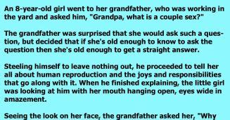 Grandpa Answers The Birds And Bees Question From His Grandaughter