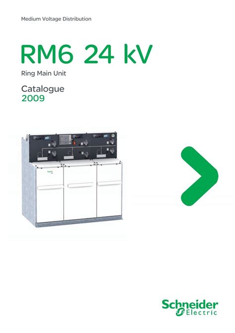 Catalog Rm Ring Main Unit Kv Schneider Electric