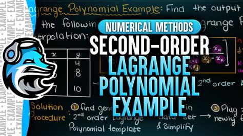 Second Order Lagrange Polynomial Example Numerical Methods YouTube