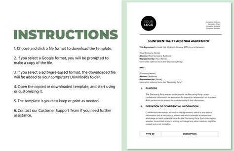 Confidentiality And Nda Agreement Hr Template In Word Pdf Google Docs