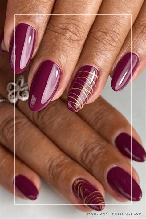 35 Stunning Plum Nails Fall In Love With These Design Ideas Plum