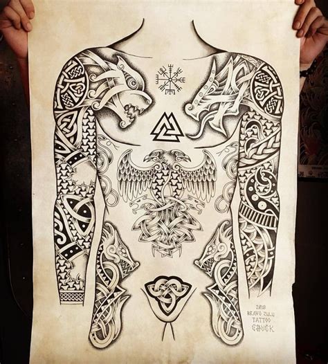 Tatu Viking Viking Tattoo Sleeve Viking Tattoos Nordic Tattoo