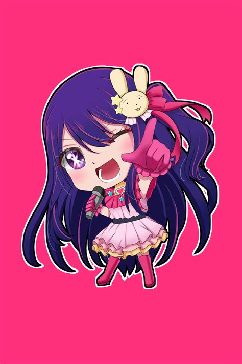 Ai Hoshino Cute Chibi Wallpaper Anime Chibi Anime Girls Idol Manga