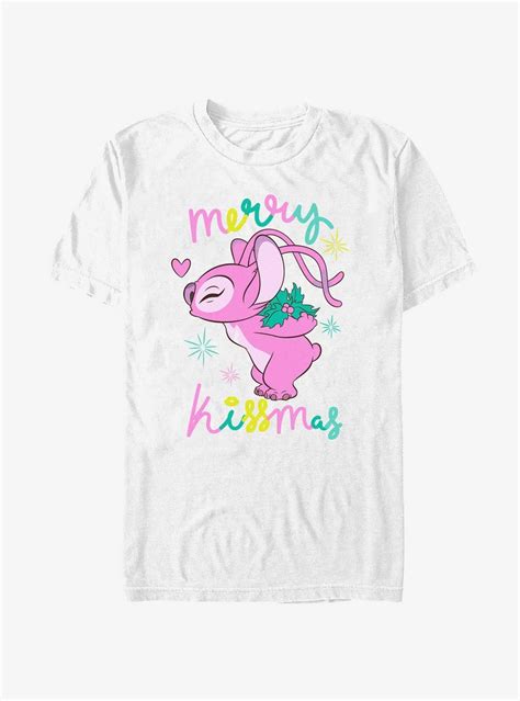 Disney Lilo Stitch Kissmas Angel T Shirt Hot Topic Disney Lilo