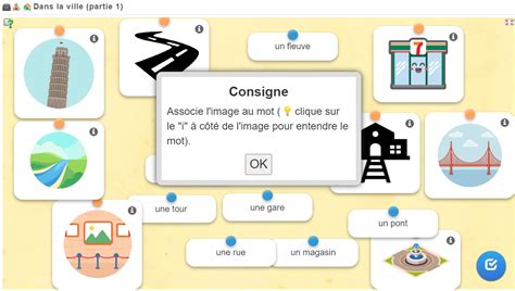 DOMINO Dans la ville FLE A1 LES FÉES DU FLE