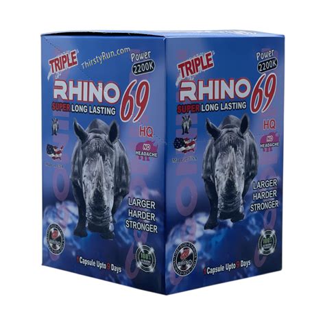 Rhino 69 Hq Premium 1500k Box Of 24 Vape Plus