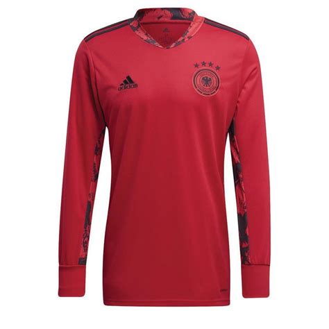 Buy adidas Mens DFB Germany Home Goalkeeper Jersey Glory Red