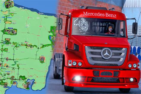 Saiu Novo Mapa Completo Do World Truck Driving Simulator Realista Em