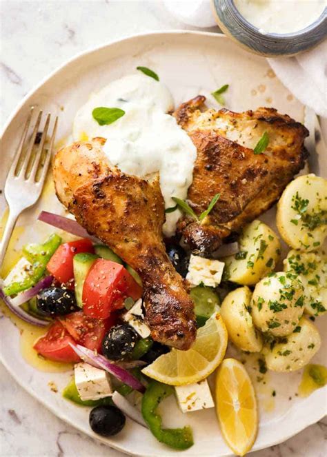 Greek Chicken Recipetin Eats