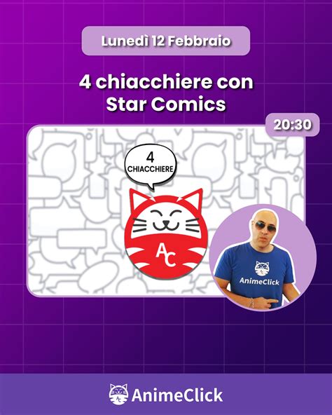 Animeclick Su Twitch Programma Dal 12 Al 18 Febbraio Arriva Star