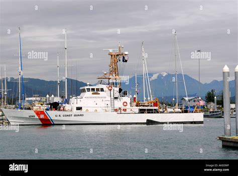 Coast Guard Cutter Boat Docked in Public Boat Harbor Seward Alaska AK U ...