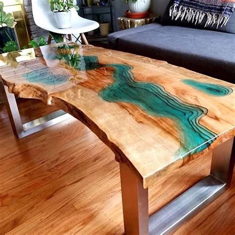 Curso Online De Como Fazer Mesa De Resina Em Casa Wood Resin Table