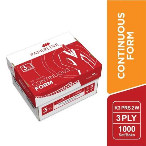 Jual Paperline Continuous Form K 3 PRS W 9 5 X 11 Inch 2 Di