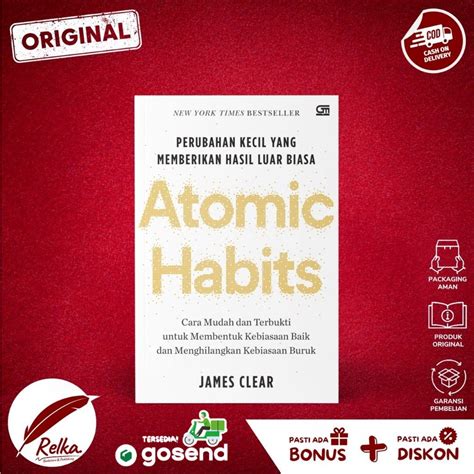 Jual Atomic Habits Perubahan Kecil Yang Memberikan Hasil Luar Biasa