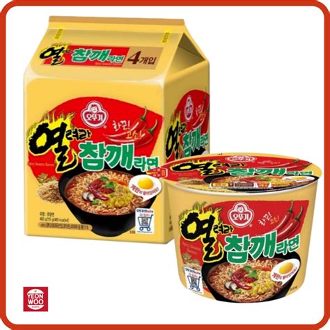 Ottogi Spicy Sesame Ramen G Ea Spicy Sesame Cup Ramen G Ea