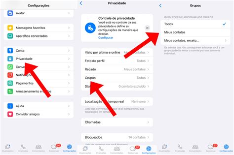 Passo a passo para impedir que alguém te coloque em grupos no WhatsApp