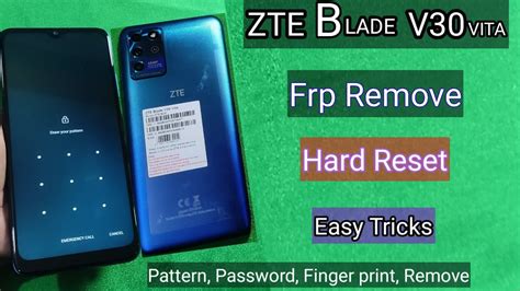 ZTE BLADE V30 Vita Frp Bypass Hard Reset Google Account Remove