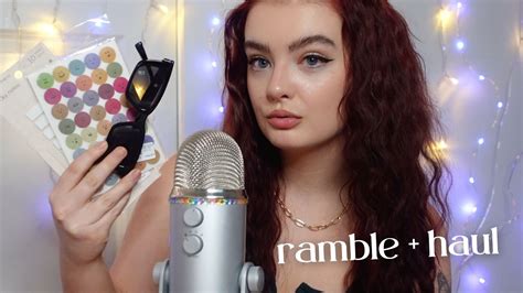 Asmr Chaotic Beauty Haul Clicky Whisper Ramble Youtube