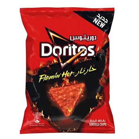 Doritos Flaming Hot Tortilla Chips: Bold and Spicy Snack - Amazing Thai