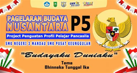 Pagelaran Budaya Nusantara P5 Tema Bhinneka Tunggal Ika SMK Negeri