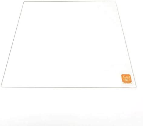 Amazon GO 3D PRINT 220mm X 220mm Borosilicate Glass Plate Bed W