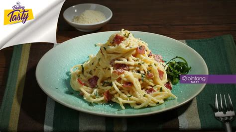 Resep Spaghetti Carbonara Creamy Yang Lezat Dan Mudah Dibuat Hot