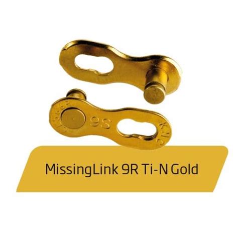 Buy KMC 9R Ti-N Missinglink 11/128" For. X9 - Gold (2) at HBS