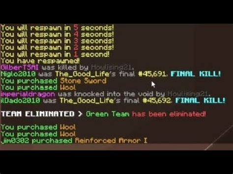 Bedwars Highlights 3 Hypixel Bedwars YouTube