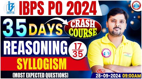 IBPS PO 2024 Syllogism 02 IBPS PO Reasoning 35 Days Crash Course