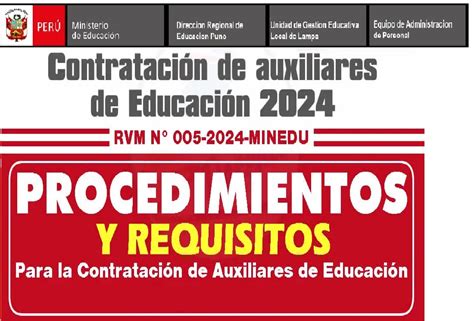 Proceso De Contrataci N De Auxiliares De Educaci N