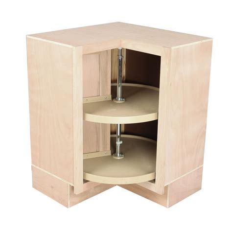 Kitchen Corner Base Cabinet W Lazy Susan Unfinished Poplar Shaker