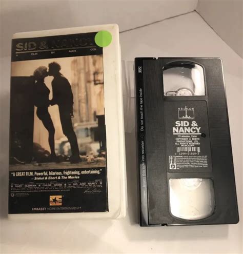 SID AND NANCY VHS Sex Pistols Gary Oldman Chloe Webb Musique Punk EUR