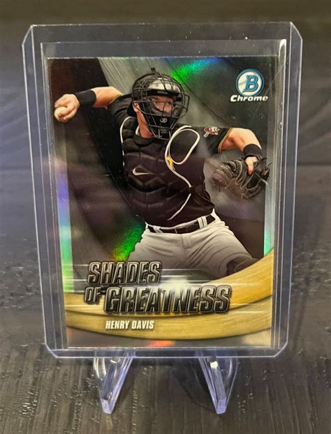 Bowman Chrome Henry Davis Shades Of Greatness Sg Ebay