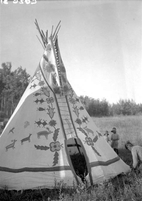 Tipi Plains Cree Saskatchewan 1931