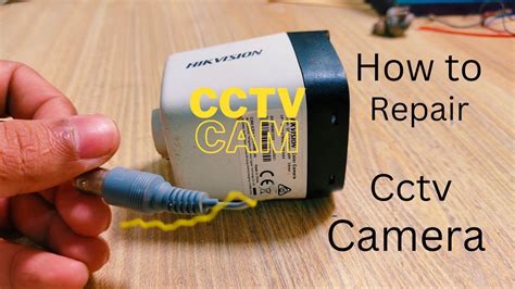 How To Repair Cctv Camera Wire Cctv Camera No Video Youtube