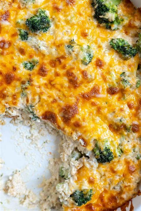 Broccoli Cheese Rice Casserole Is A Super Quick And Easy Dinner Recipe