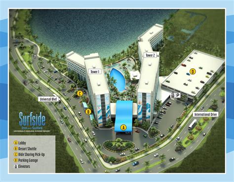 Surfside Inn & Suites Map | Wish Upon a Star With Us