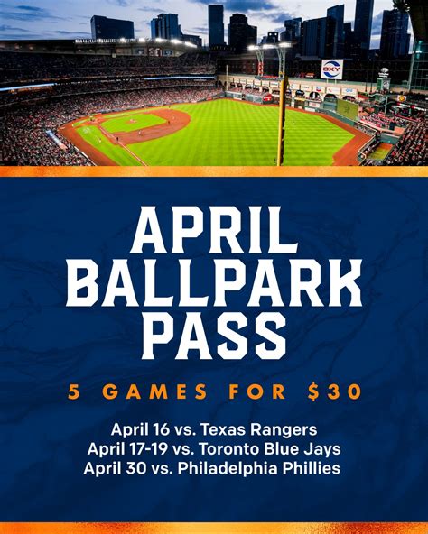 Houston Astros on Twitter: "Five games for just $30! For the next 24 ...