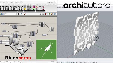 Morph Box Random Paneling Using Grasshopper In Rhino Architutors Youtube